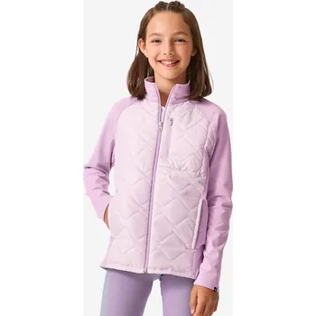 Chlapecké oblečení DECATHLON Dětská tenká bunda na přechodné období 8 LET FIALOVÁ