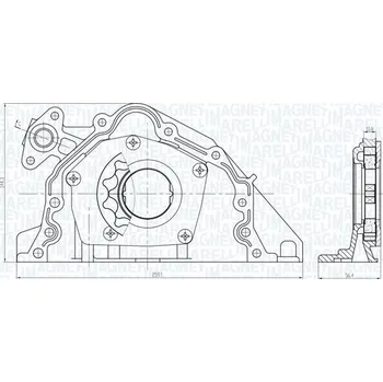 Olejové čerpadlo Olejové čerpadlo MAGNETI MARELLI OP0067