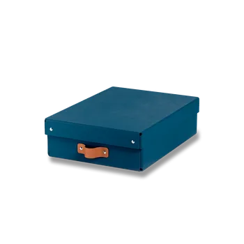 Úložný box LEITZ Puro, velikost M nízký, námořnická modrá - sada 2 ks