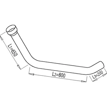 Výfuková trubka Výfuková trubka DINEX DIN68165