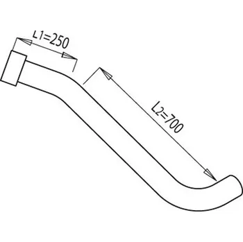 Výfuková trubka Výfuková trubka DINEX DIN68168