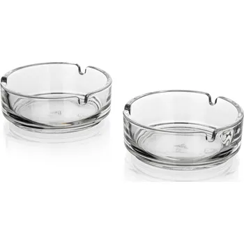 Popelník popelník 10cm skleněný (2ks)