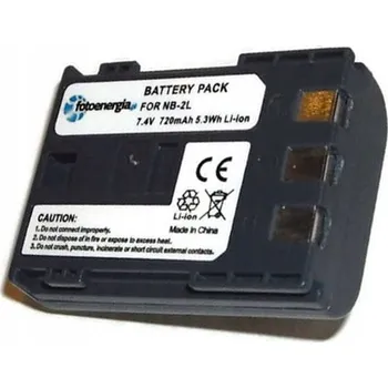Zabezpečení domácnosti Akumulátor Fotoenergia NB-2L 720 mAh pro Canon