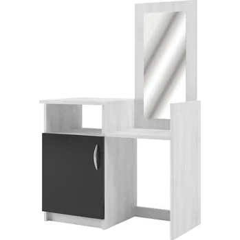 Toaletní stolek VerDesign SONATE toaletní stolek se zrcadlem, antracit/light artwood