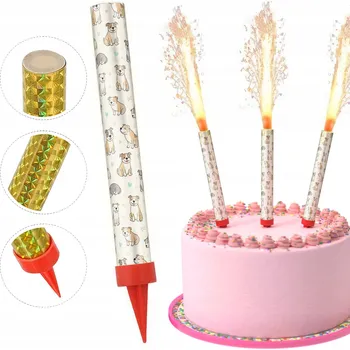 Dortová svíčka SVÍČKA DORTOVÁ FONTÁNA RACA K NAROZENINÁM - PES PSÍ PLEMENO PITBULL 12 cm