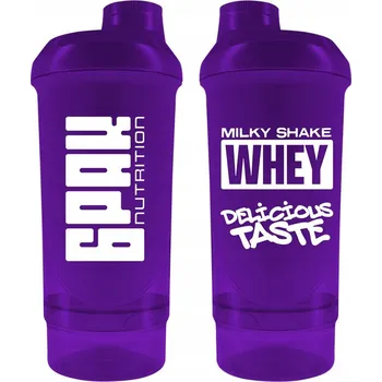 Shaker BALENÍ 6 KUSŮ Nutrition Milky Shake Whey Shaker 500 ml + 150 Ml