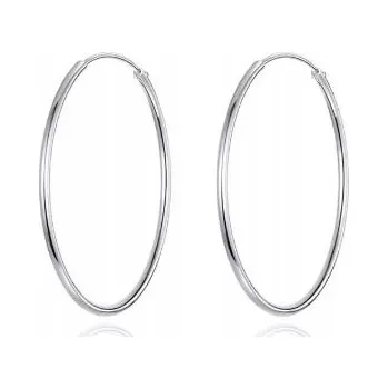 Náušnice Náušnice velké kruhy 30mm 3cm stříbrné obruče klasické stříbro 925