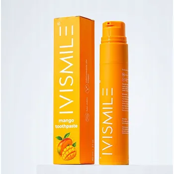 Dentální hygiena IVISMILE Mango Ovocná Zubní Pasta – Mangová zubní pasta 100 ml