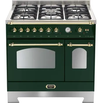 Sporák Lofra RVD96MFTE/Ci sporák kombinovaný 90 cm zelený