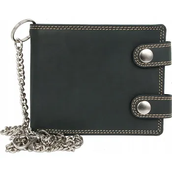 Peněženka FLW peněženka z přírodní kůže šedá - muž