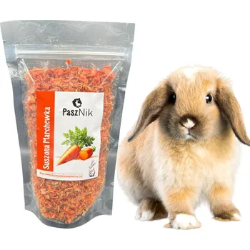 Krmivo pro hlodavce Sušená Mrkev 100g pro hlodavce | PaszNik Přírodní Pamlsek pro králíky