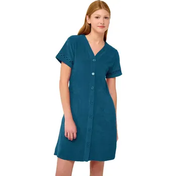 Dámské oblečení Plážové šaty Frottee se zipem Vamp 22583 blue lyons velikost XXL