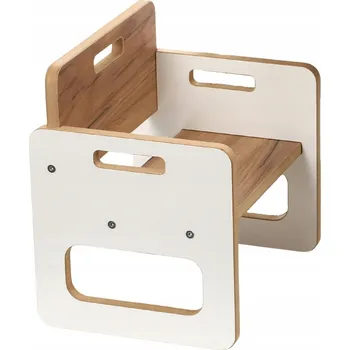 Židlička pro děti 1-3 roky bílo-dubová TB-330/1