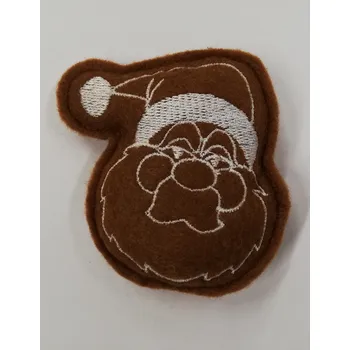 Vánoční dekorace Vánoční dekorace - perníček hlava Santa Clause