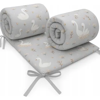 Prostěradlo OBOUSTRANNÝ CHRÁNIČ DO POSTÝLKY NA PŘÍČKY 180x30cm CZAS BOBASA