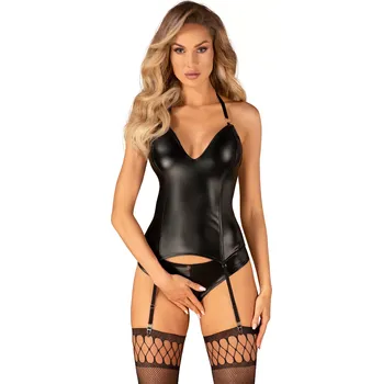 Korzet Dokonalý korzet Viranes corset - Obsessive XL/2XL Černá