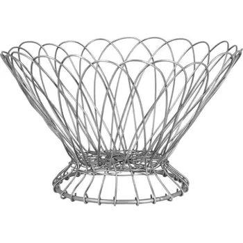 Drátěný košík - antik zinek - Strömshaga AB - 1 ks