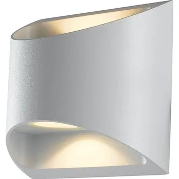 Venkovní osvětlení FANEUROPE Venkovní nástěnné svítidlo LED VEYRON bílá hliník 2x3,5W 840lm CCT IP54 13x12,3x6,9 cm - FANEUROPE FAN LED-W-VEYRON BCO