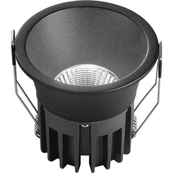 Bodové svítidlo FANEUROPE Zápustné svítidlo Quark R12DA, černé, 12 W, 3000–4000 K, pr. 85 x 80 mm - FANEUROPE FAN INC-QUARK-R12DA-NER