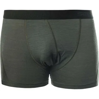 Pánské trenky Sensor MERINO AIR XL Zelená, Černá