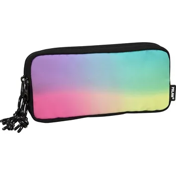 Penál Pouzdro na pera MILAN 3-zipové Sunset, černé