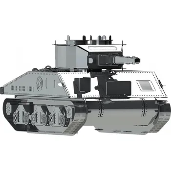 ostatní stavebnice Metal-Time Ltd. Metal Time Luxusní ocelová stavebnice tank M4 Sherman World of Tanks - expresní doprava