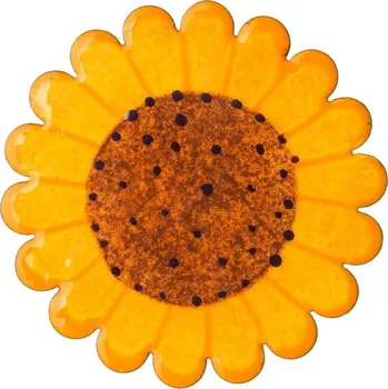 Brož Lucie Horáková Brož smaltovaná - slunečnice