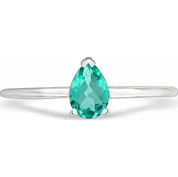 Prsten Apatit modrý neon prsten stříbro Ag 925 RBC308 52 mm (US 6), cca 1 g