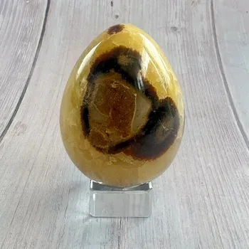 Septárie vajíčko bytová dekorace 18 cca 5 x 7,2 cm, 294 g