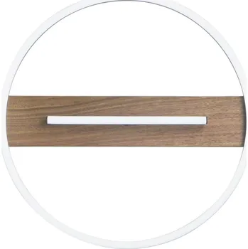 FANEUROPE Stropní LED svítidlo Azimuth, černé/dřevo, 26 W, 3290 lm, CCT, 39,5 x 6,3 cm - FANEUROPE FAN I-AZIMUTH-PL40