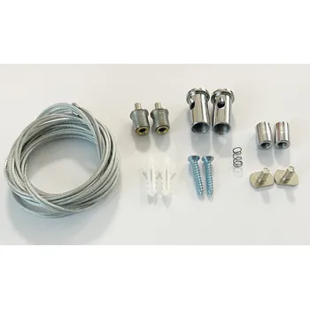 Příslušenství pro svítidlo FANEUROPE Příslušenství Polly – sada kabelů pro závěsné svítidlo trubkový profil, délka 2,5 m - FANEUROPE FAN I-PROFILO-TUBE-SOSP