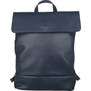 Kabelka Střední tmavěmodrý kožený batoh 235 o obsahu cca. 6 l na formát A4