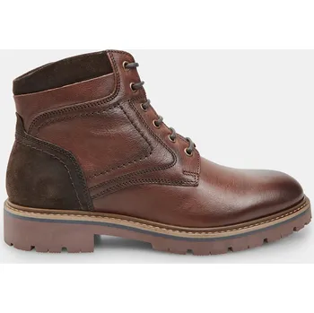 Dámská zimní obuv Baťa pánská kožená kotníková šněrovací obuv hnědé, vel. 42