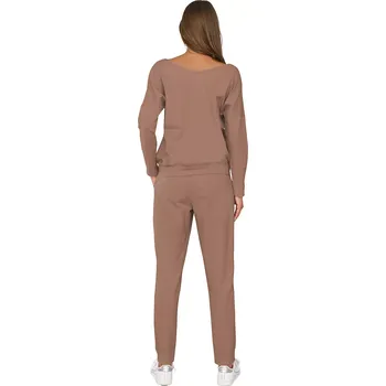 Dámské pyžamo Italská móda Karina long r. long sp. barva:camel M