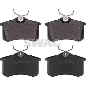 Brzdová destička Sada brzdových destiček, kotoučová brzda SWAG 30 91 6488