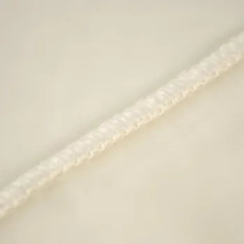 Zbytek - Látka na záclony/voál s olůvkem barva ecru