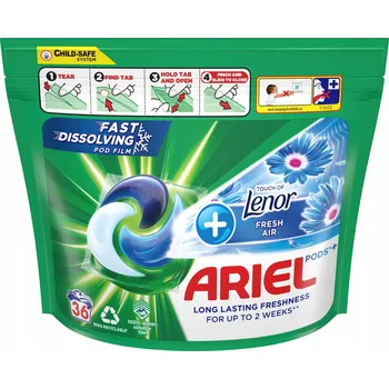 Tableta na praní Ariel All-in-1 PODS Kapsle na praní, 36 pracích dávek