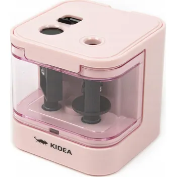 Ořezávátko Elektrické ořezávátko s dvojitým otvorem a zásobníkem Kidea růžové