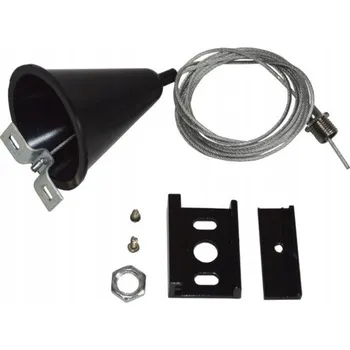 Držák pro zavěšení 3fázových lištových systémů, černý