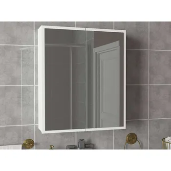 Koupelnový nábytek LAGARTO koupelnová závěsná skříňka, bílá