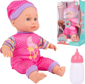 Panenka Panenka miminko s lahvičkou na krmení