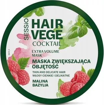 Vlasová regenerace SESSIO VEGE Maska pro zvětšení objemu vlasů malina bazalka