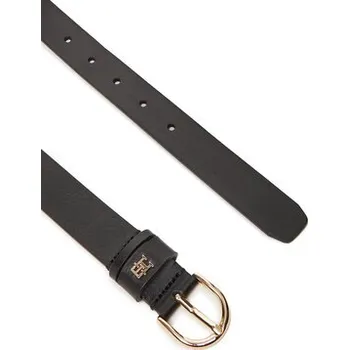 Opasek Tommy Hilfiger Dámský pásek Essential Effortless 2.5 Go AW0AW16836 Černá 80