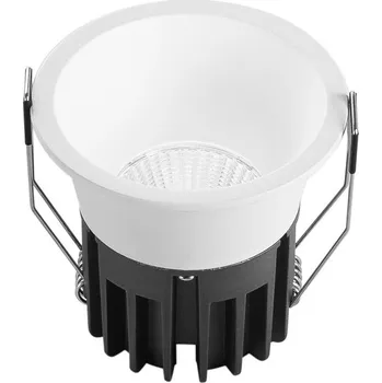 Bodové svítidlo FANEUROPE Zápustné svítidlo LED Quark, hliník, bílé, COB, 12 W, 1300 lm, CCT, 8,5 x 8,5 x 8 cm - FANEUROPE FAN INC-QUARK-R12-BCO