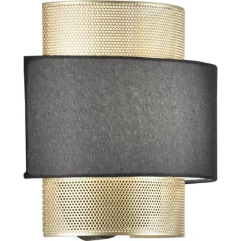 Nástěnné svítidlo FANEUROPE Nástěnné svítidlo Lounge zlatá + černá konstrukce, 1 x E27, 25 x 14 x 24 cm - FANEUROPE FAN I-LOUNGE-AP