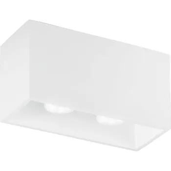 FANEUROPE Stropní svítidlo Foster, bílé, 2 x GU10, 24 x 13 cm - FANEUROPE FAN I-FOSTER-PL25