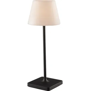 Venkovní osvětlení FANEUROPE Nabíjecí venkovní stolní svítidlo JAMMIN černá, kov, LED 2,2 W, 60 lm, 3000 K, stmívatelné, IP54, 39 x 15 cm - FANEUROPE FAN LED-JAMMIN-L-NER