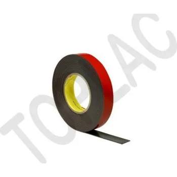 Lepicí páska 3M Oboustranná lepicí páska 4229, 12 mm x 20 m, tl. 1,14 mm, černá