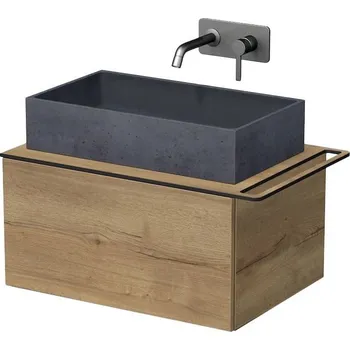 Nábytek Naturel Koupelnová skříňka Naturel Oxo 70x36x50 cm dub halifax mat OXO701ZDP OXO701ZDP