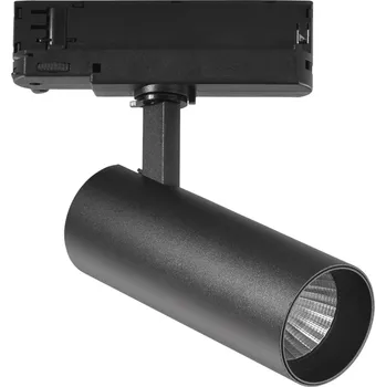 Bodové svítidlo FANEUROPE 3‑fázový systém svítidlo PLANE hliník černá LED 20 W 4000 K 2450 lm 149 x 160 cm - FANEUROPE FAN LED-PLANE-B-20M